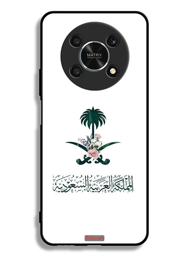 Tolwak Honor X9 5G Protective Case Cover Kingdom Of Saudi Arabia Sign Of Flowers - Image 2