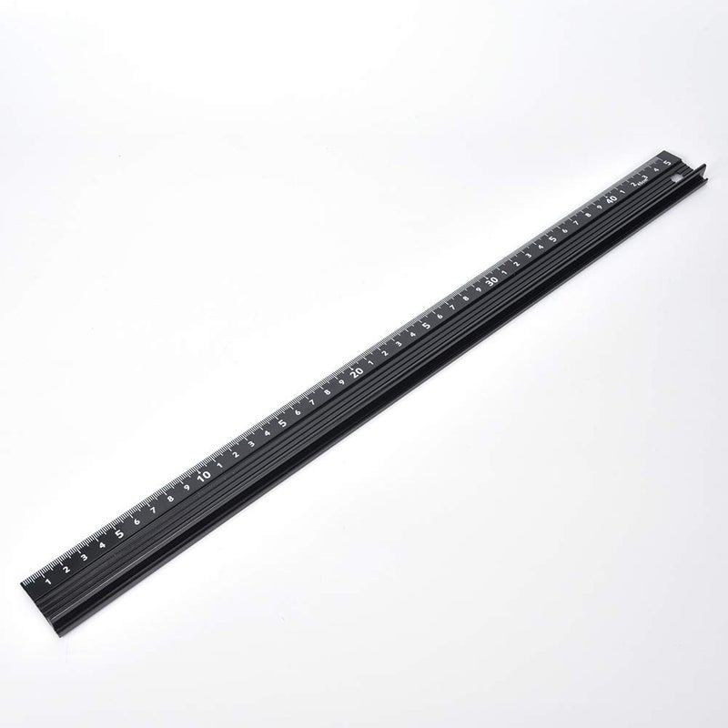 Aluminum Alloy L Type Ruler With Raised Grip For Safety And Accurate Length Measurement 45cm - Image 4