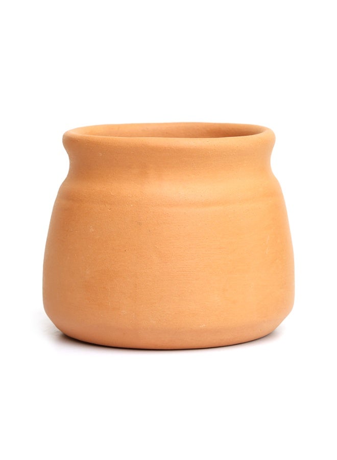 ارك كوب مصنوع يدويًا من تيراكوتا الطينية من ARK | كوب ترابي | يعزّز نكهة الشاي والقهوة | غير مزجّج وخالٍ من المواد الكيميائية | حرفي الصنع | كوب صديق للبيئة للطقوس اليومية | 220 مل - Image 4