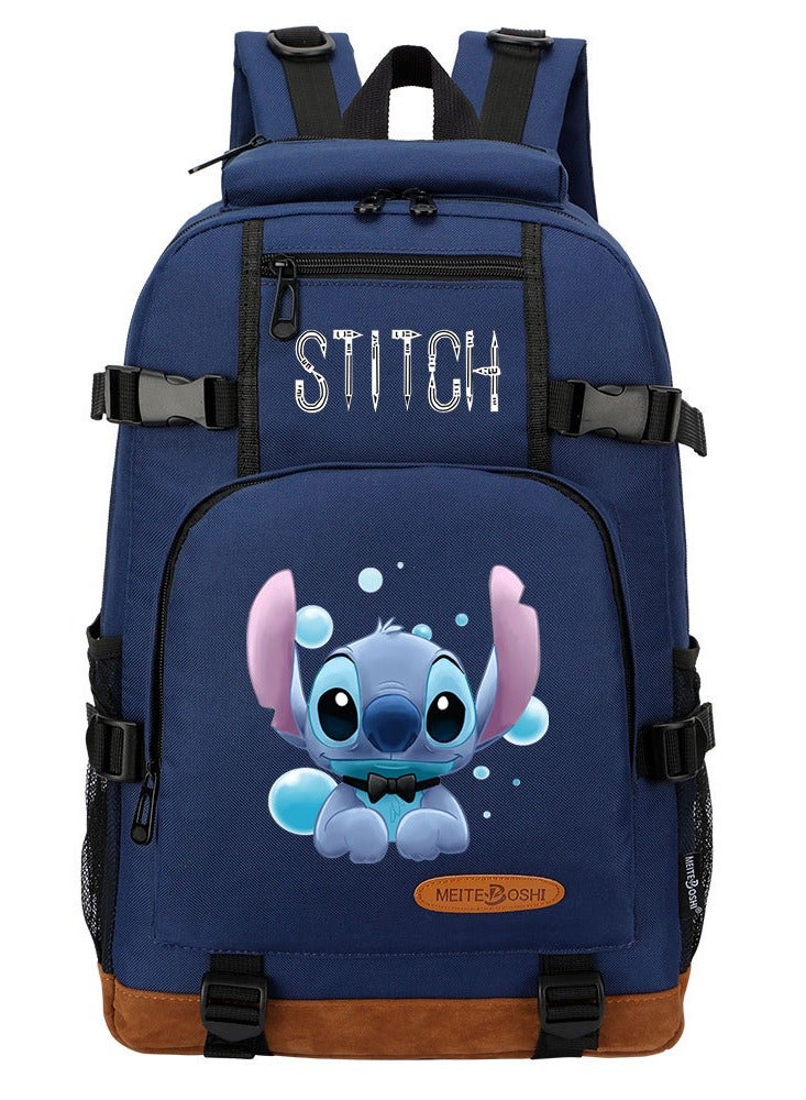 New Cartoon Stitch Print Casual Backpack