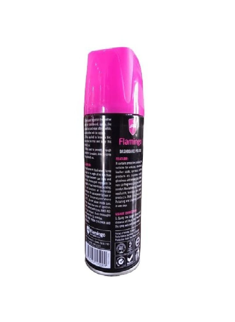Flamingo Strawberry Dashboard Polish 200ml 2pcs