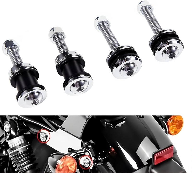TCMI Motorcycles Quick Release Detachable Sissy Bar Backrest Docking Hardware Kit Fits for Harley Sportster XL 883 1200 2004-2025 2013 - Image 2