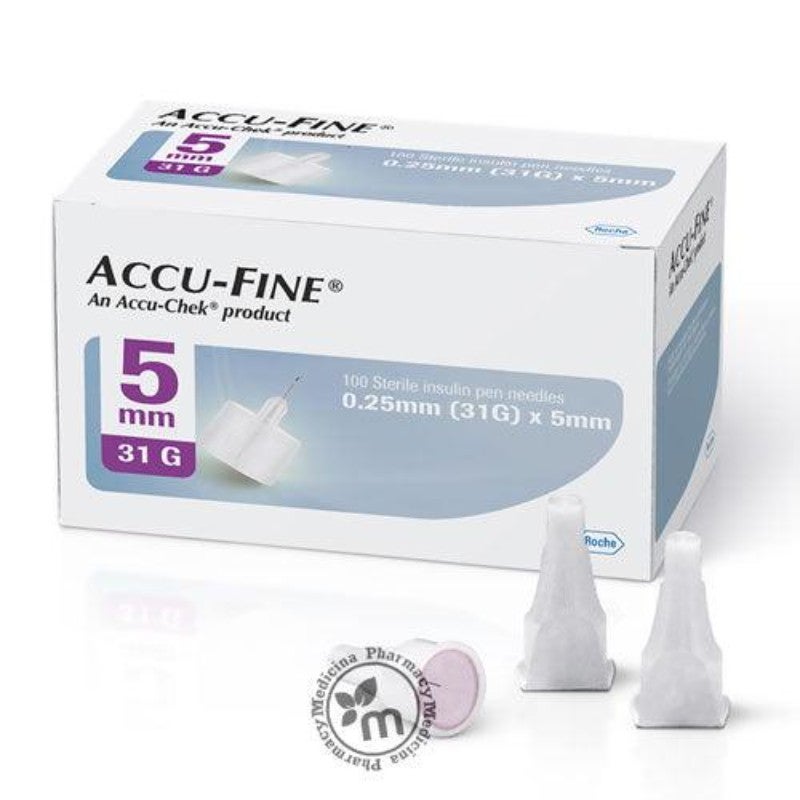 ACCU-FINE 0.25MM (31G)X5MM PEN NEEDLES