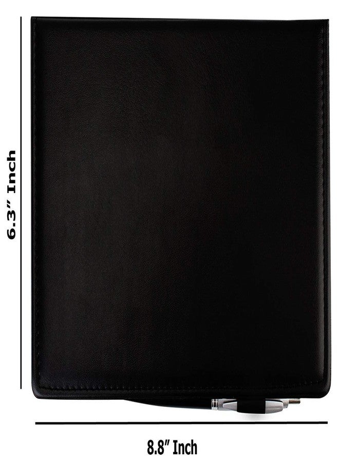 SCHUBERT Faux Leather 12 in 1 Large Size Memo Notebook Notepad with Multi Size Sticky Notes and Ballpoint Pen Diary Style - Image 3