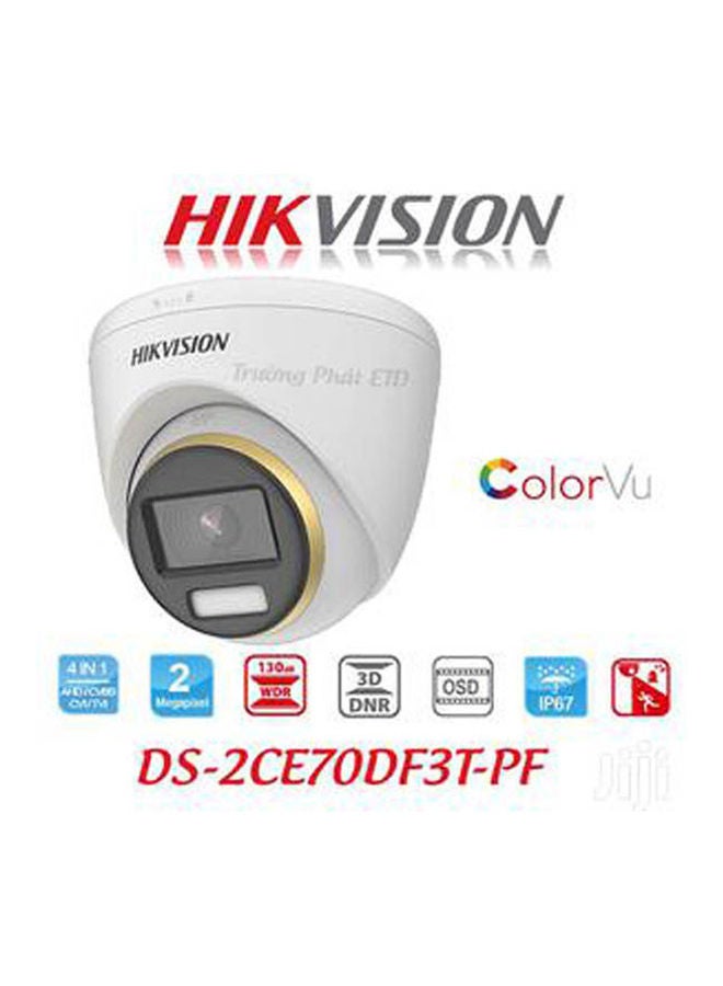 HIKVISION 2 MP ColorVu Fixed Turret Camera DS-2CE70DF3T-PF(3.6mm) - Image 2