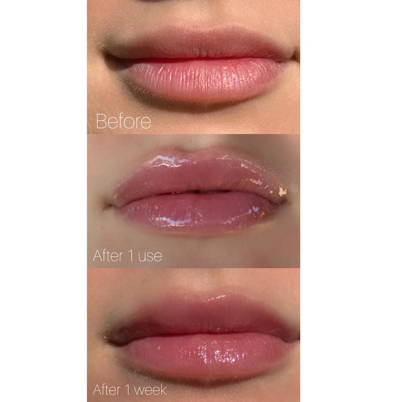 YUGLO Lip Plumping Gloss with Multi-Peptides | Watermelon Flavor | Hydrating & Nourishing Lip Gloss Treatment for Smooth, Youthful Lips | High-Shine Lip Plumper - Image 4