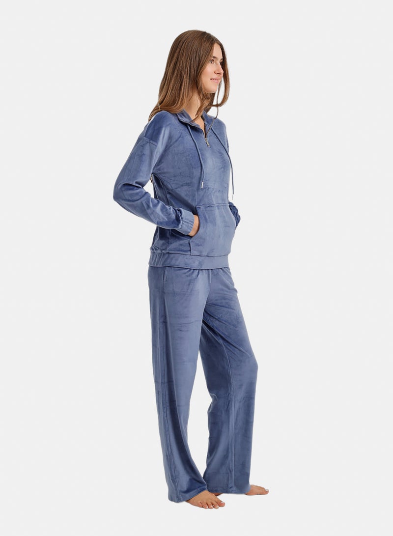 Carina Half-Zip Pyjama Set - Image 2
