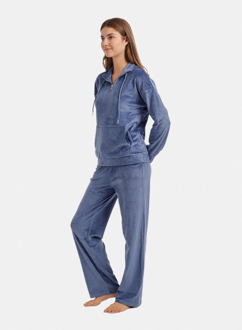 Carina Half-Zip Pyjama Set - Image 3