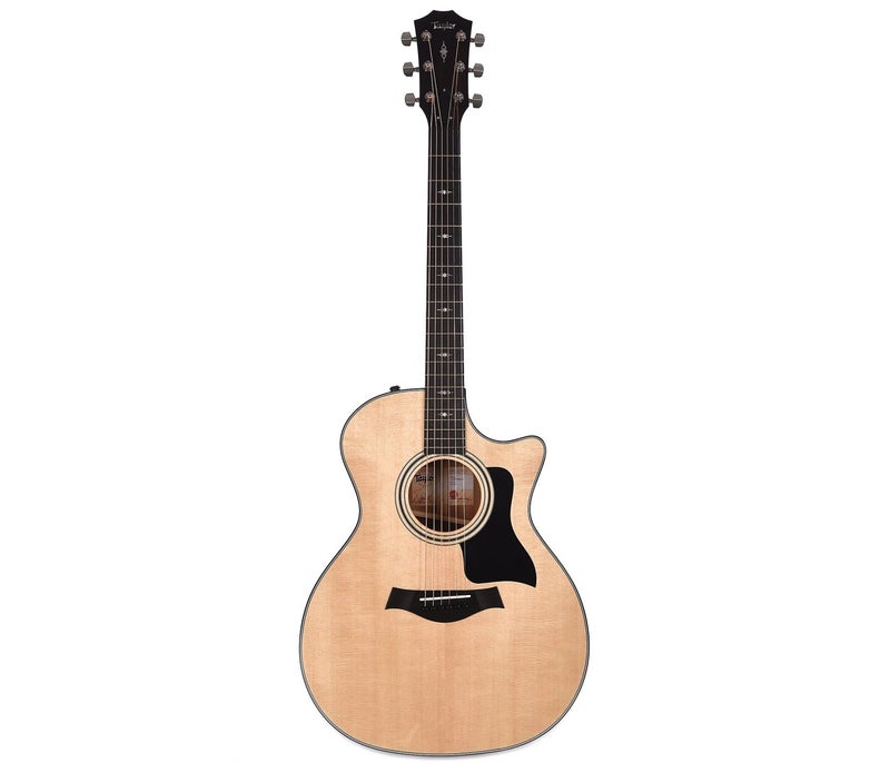 Taylor 314CE-V 314ce Grand Auditorium Sapele Acoustic-Electric Guitar Cutaway V Class Bracing - Natural - Image 3