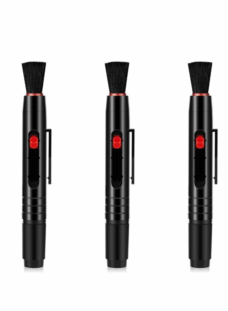 Excefore Multifunction Lens Cleaning Pen Brush, Lens Brush Camera Screen Cleaning Pen for Camera, SLR, Telescope, Magnifying Glass, Phone ,3 Pcs - Image 1