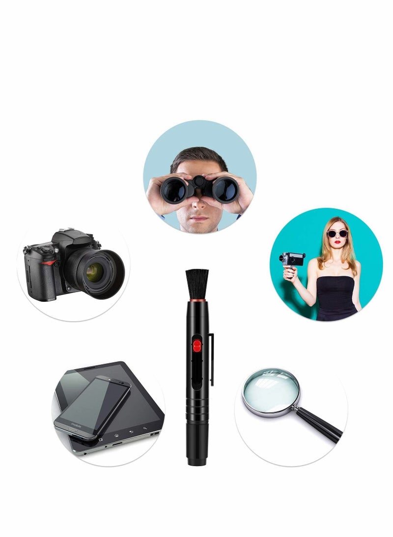 Excefore Multifunction Lens Cleaning Pen Brush, Lens Brush Camera Screen Cleaning Pen for Camera, SLR, Telescope, Magnifying Glass, Phone ,3 Pcs - Image 5
