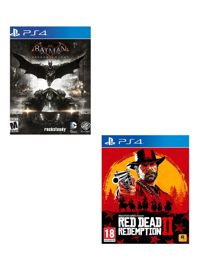 WB Games Batman: Arkham Knight + Red Dead Redemption 2 - playstation_4_ps4 - Image 1