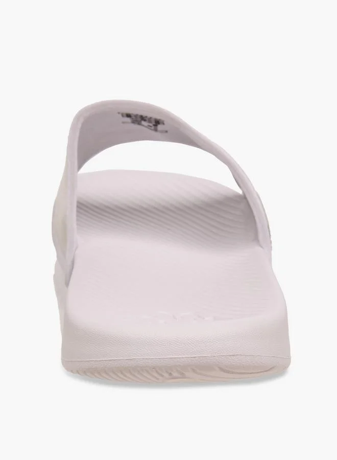 Kappa WHITE Men Logo Embossed Slides for Men | Best Price UAE