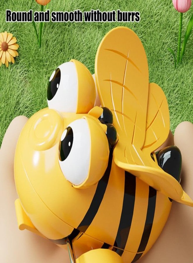 UTPATI Children's Wind-Up Tumbling Bee Early Interactive Educational Bee Baby Development Toy with Mechanical Rolling, Jumping, Crawling and Sitting Toy for Children - Image 2