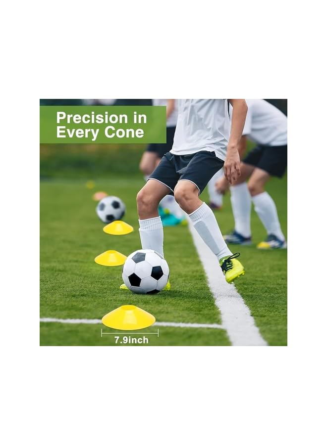 PROMASS Agility Ladder Training Set For Soccer With Agility Ladder 12 Rungs & 10 Agility Cones, With Steel Stakes And Carry Bag, Soccer, Speed, Football Fitness Feet Training Equipment For All Ages - Image 4