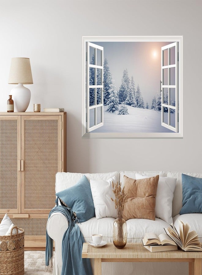 wall26 Removable Wall Sticker/Wall Mural (24"x32", White) - Image 3