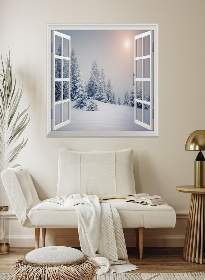 wall26 Removable Wall Sticker/Wall Mural (24"x32", White) - Image 4