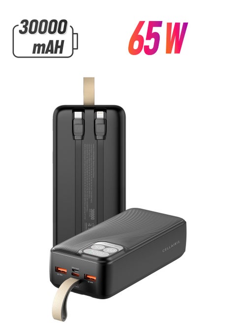 Power Fusion Ultra 30000mAh 65W Built-in-Cables