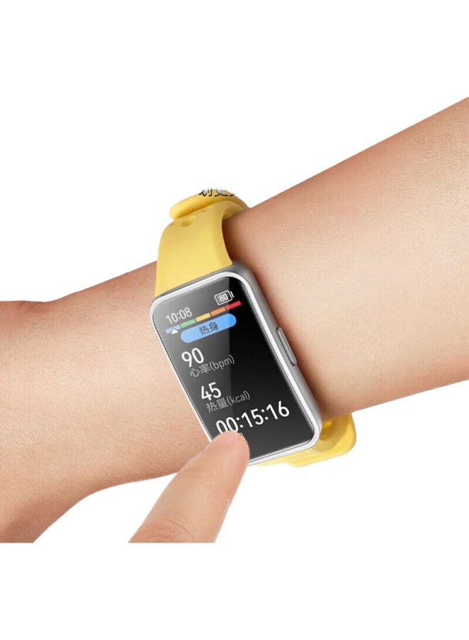 KOVOL [2-Pack] Screen Protector For Huawei Band 10/9/8, Composite Film For Huawei Band 10, Non-Tempered Glass Full Coverage Protective Film, Scratch-Resistant, Anti-Fingerprint Wristband Film - Image 3