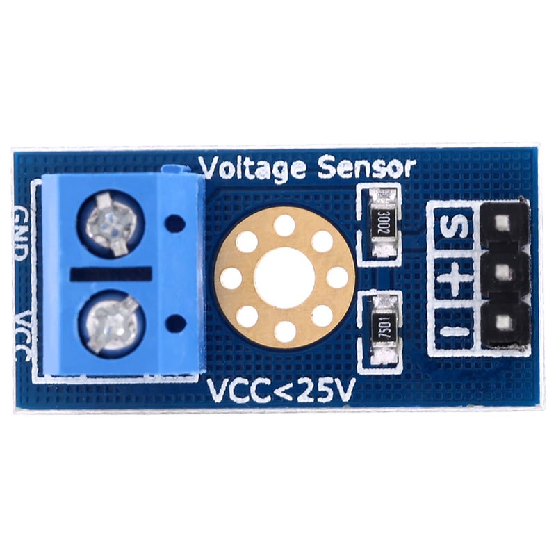 Voltage Sensor Module 25V Range 3 Terminal Board for Arduino DIY Projects 4 Pack - Image 3