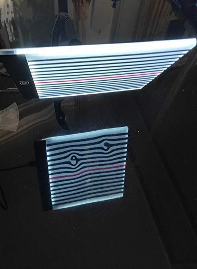 HiYi Paintless Dent Fix Tools Car LED Stripe Line Board Light Find Dent Reflector Dent Removal Repair Tool Lamp with Adjustment Holder and USB Line Power Button with 3 Different Brightness Controls - Image 2