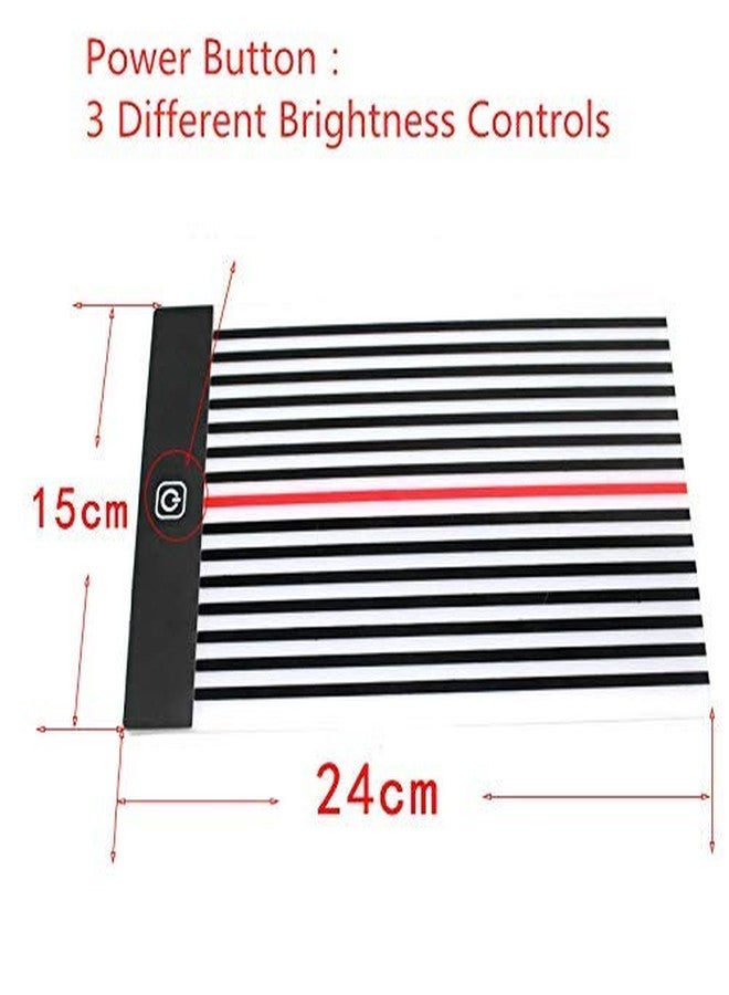 HiYi Paintless Dent Fix Tools Car LED Stripe Line Board Light Find Dent Reflector Dent Removal Repair Tool Lamp with Adjustment Holder and USB Line Power Button with 3 Different Brightness Controls - Image 3