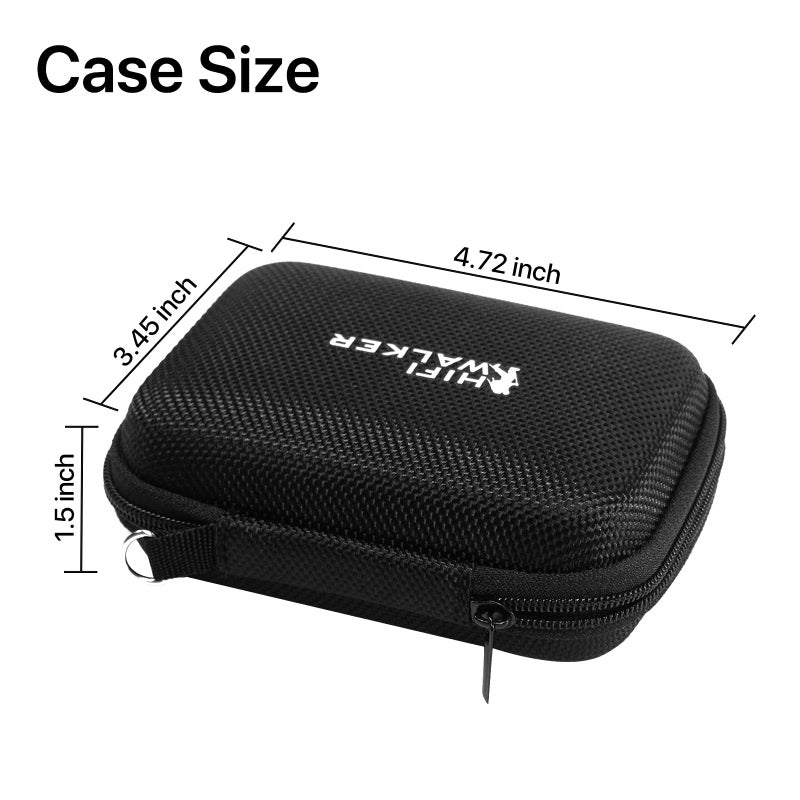 HIFI WALKER MP3 Player Case for HIFI WALKER H2/ H2 Touch/ G7/ G7 Mini and Other Music Players, 4.5inch Portable Hard EVA Case, Protective Travel Case for MP3 & MP4 Players, USB Cable, Earphones, Memory Cards - Image 4