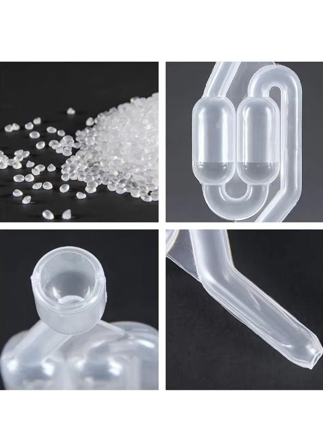 قطعتان من سدادات حفظ النبيذ، مانعات تسرب أحادية الاتجاه للزجاجات للحفاظ على النضارة، سهلة الاستخدام وقابلة لإعادة الاستخدام، مناسبة للنبيذ والعصير وغيرها، مثالية لهواة التخمير المنزلي. - Image 5