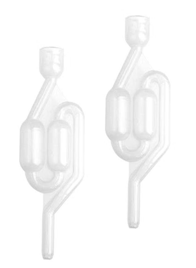 قطعتان من سدادات حفظ النبيذ، مانعات تسرب أحادية الاتجاه للزجاجات للحفاظ على النضارة، سهلة الاستخدام وقابلة لإعادة الاستخدام، مناسبة للنبيذ والعصير وغيرها، مثالية لهواة التخمير المنزلي. - Image 1