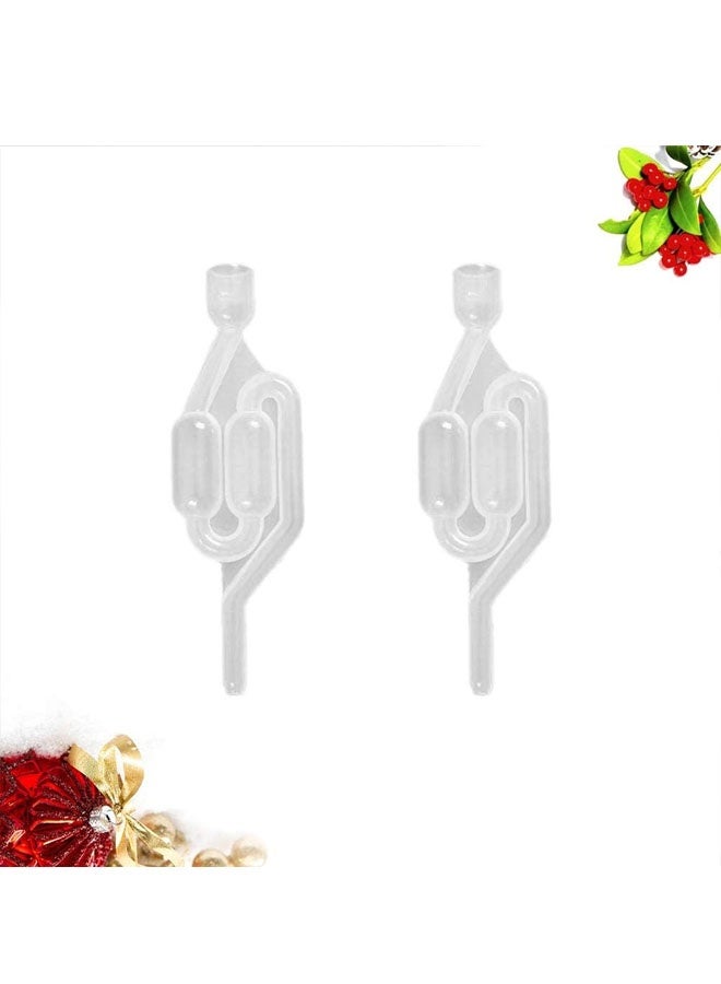 قطعتان من سدادات حفظ النبيذ، مانعات تسرب أحادية الاتجاه للزجاجات للحفاظ على النضارة، سهلة الاستخدام وقابلة لإعادة الاستخدام، مناسبة للنبيذ والعصير وغيرها، مثالية لهواة التخمير المنزلي. - Image 3