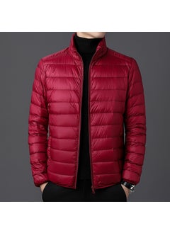 Generic 2024 Mens Lightweight Padded Jacket Stand Collar Winter Coat Black  - Image 1