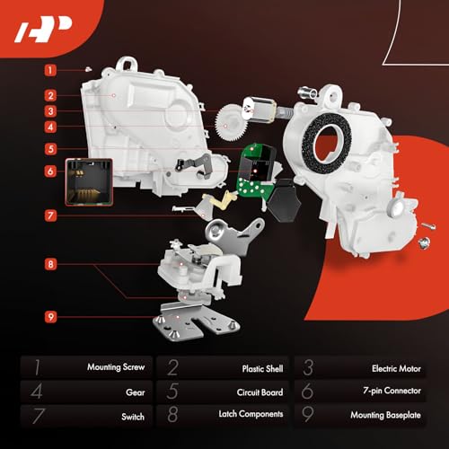 A-Premium Door Latch Lock Actuator Compatible with Honda CRV CR-V 2007 2008 2009 2010 2011, 2.4L Sport Utility, Front Right Passenger Door Lock Latch Actuator, Replace# 72110-SWA-D01, 72110SWAD01 - Image 3