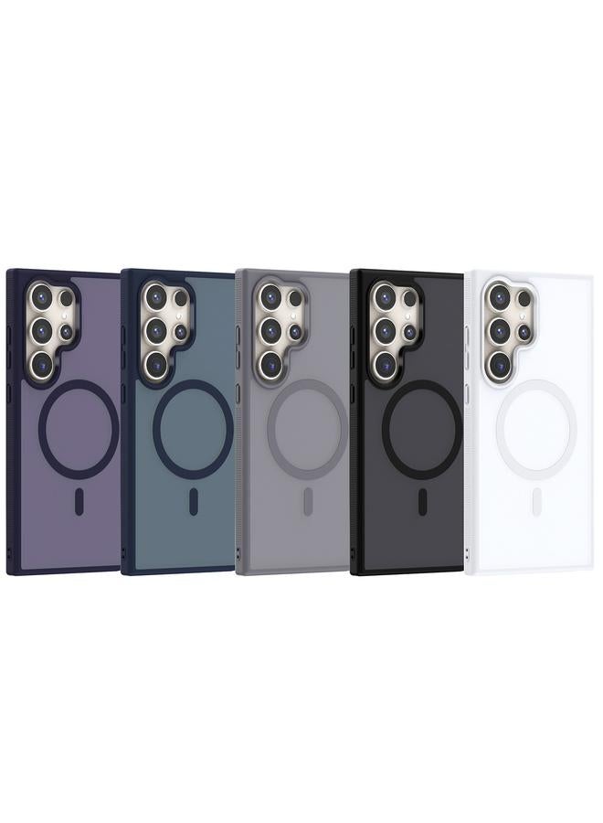 اس-توب جراب لهاتف Samsung Galaxy S25+ 5G، جراب شفاف من مادة TPU الهجينة من البولي كربونات، جراب Magsafe للهاتف - Image 2