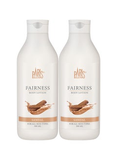 Paris Collection Sandal Body Lotion Unisex 300ml (Pack Of 2)  - Image 1