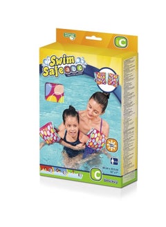 Bestway Bestway - Swim Safe ABC AquaStar Fabric Inflatable Armband Floaties M/L - Pink - 32183  - Image 1