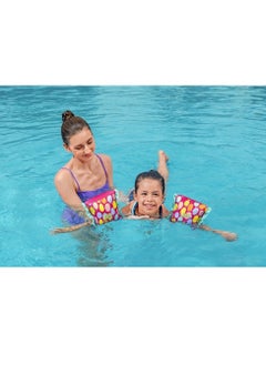 Bestway Bestway - Swim Safe ABC AquaStar Fabric Inflatable Armband Floaties M/L - Pink - 32183  - Image 2