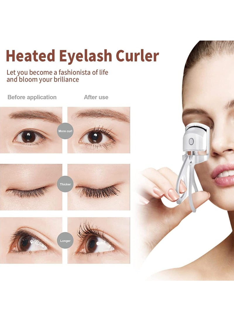DubaiGallery - Eyelashes curler portable heated lash comb eyelashes long-term curls curls curler curler makeup tools - Image 1
