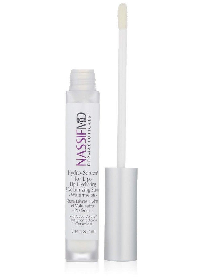 nassif md Nassifmd Hydroscreen With Hyaluronic Acid Lip Pluming Oil Formula For Dry Lips, Hydrating Softening Lip Maximizing Serum, Ceramide Jojoba Glaze Gloss - Image 1