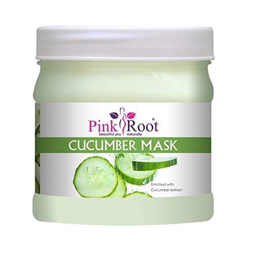 Pink Root Aloe Vera Gel Scrub 500gm with Cucumber Mask 500gm - Image 3