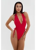 Bona Fide back SwimSuit Red