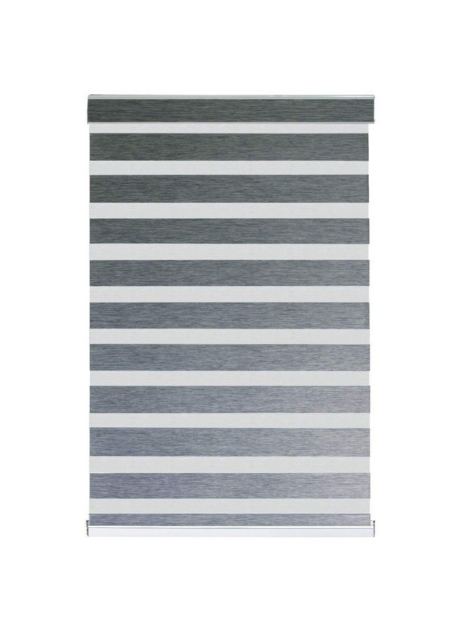 Zebra Blinds - ZEBRA BLINDS Polyester Curtain for Windows Or Outdoor Décor, Grey, W180 X H130 CM - Image 1