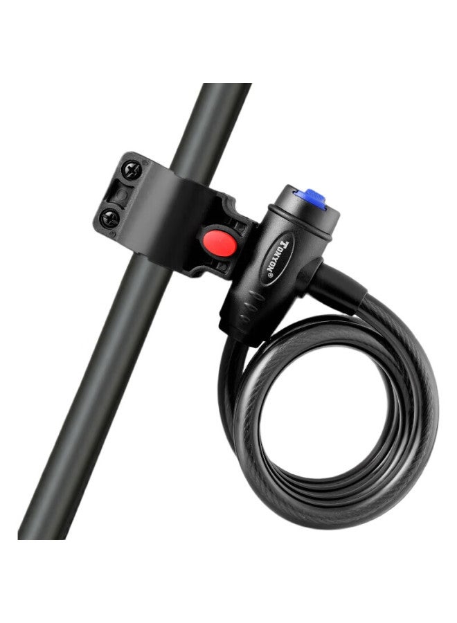 TONYON Universal 588E Bicycle Lock, Mountain Bike Lock, Steel Wire Lock, Deadbolt Lock, Steel Cable Lock, Anti-Theft Lock, Cycling Equipment - Image 1