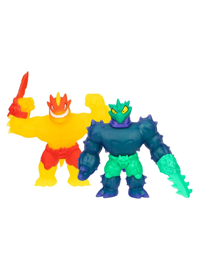 GOO JIT ZU S13 Meteor Madness Versus Pack- Flame Blazagon Vs Cacticus - Image 2