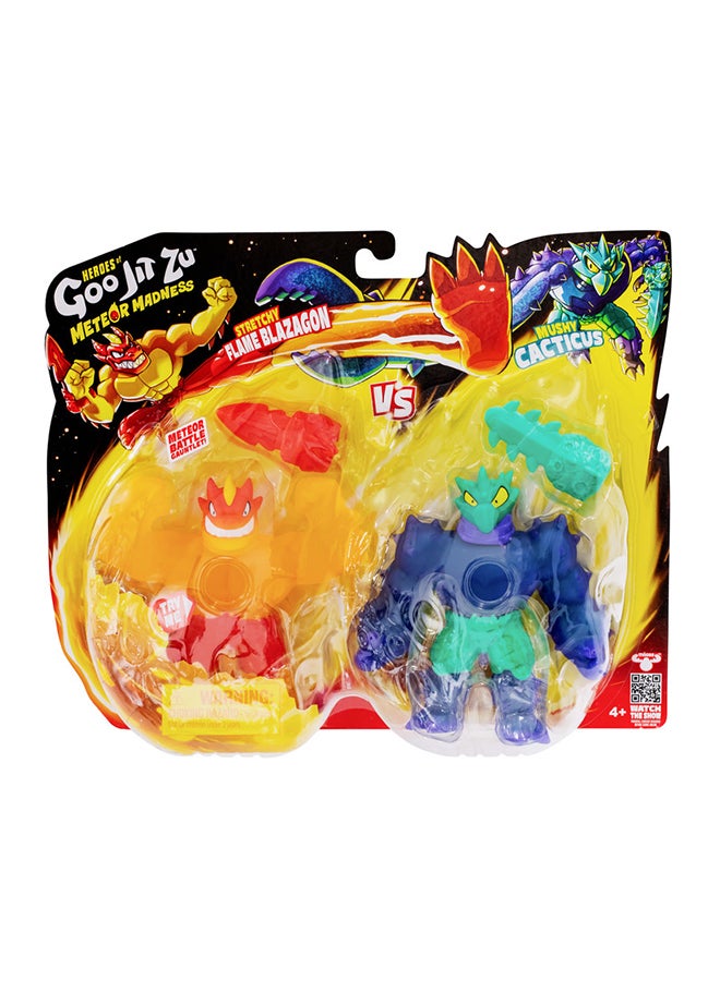 GOO JIT ZU S13 Meteor Madness Versus Pack- Flame Blazagon Vs Cacticus - Image 4
