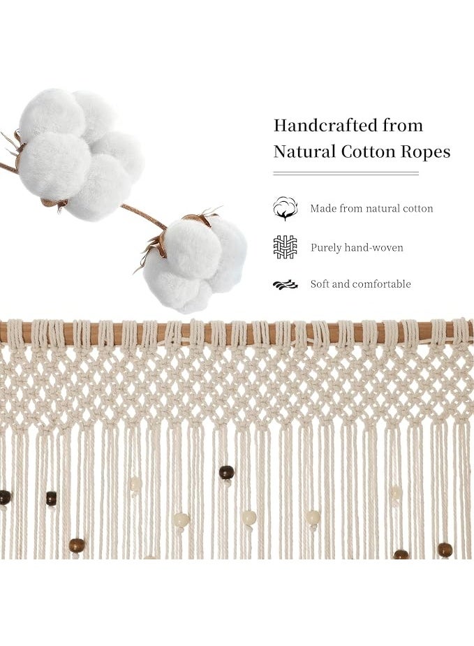 انتيكيانو ستارة مكرمية – ديكور يدوي من القطن – المقاس ‎79×35‎ بوصة - Image 4