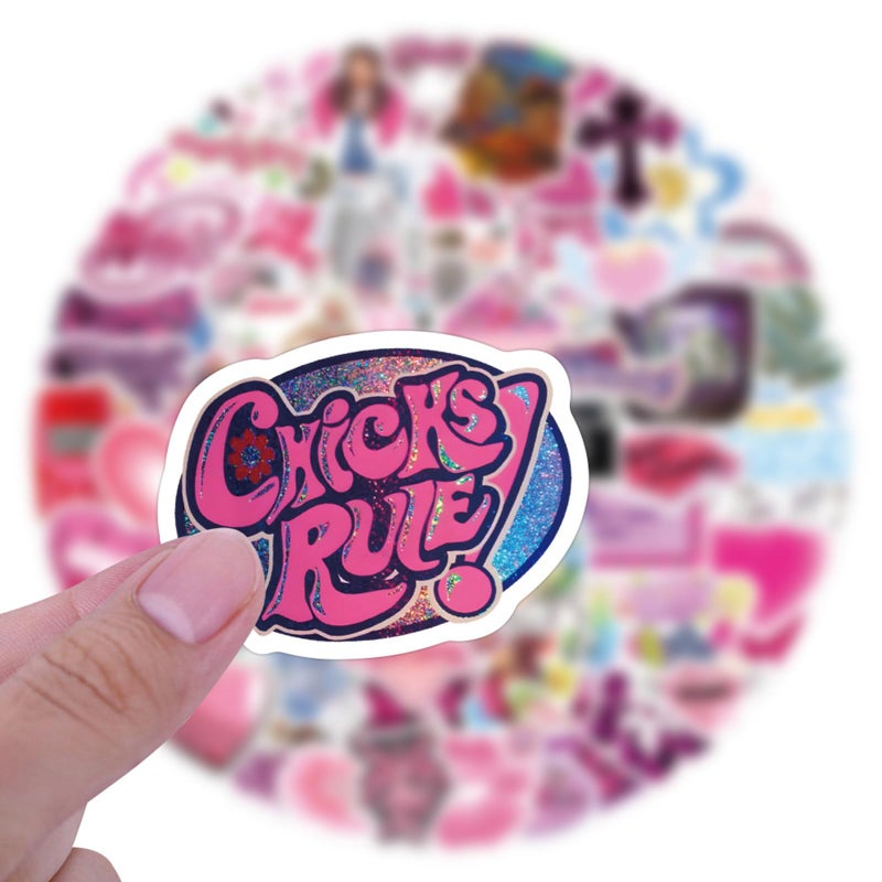WANVAE 120pcs Y2k Retro Aesthetic Stickers for Water Bottle, Cute 2000s Cyber Trend Vinyl Waterproof Decal for Girl Teen Adult Birthday Gifts Laptop Phone Skateboard Guitar Luggage Notebook Helmet - Image 5