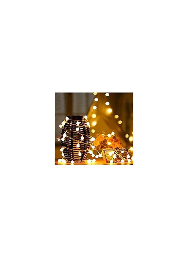 The Bros Outdoor Ramadan String Lights Battery Operated Fairy Lights Sepak Takraw String Starry Lamp Decoration Lamp - (Warm White)  - Image 2