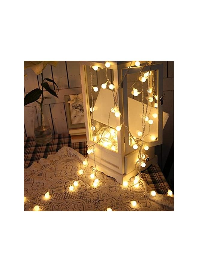 The Bros Outdoor Ramadan String Lights Battery Operated Fairy Lights Sepak Takraw String Starry Lamp Decoration Lamp - (Warm White)  - Image 5