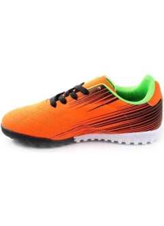 Cool Ronaldo Orange Boys Lace-Up Artificial Turf Football Shoes  - Image 2