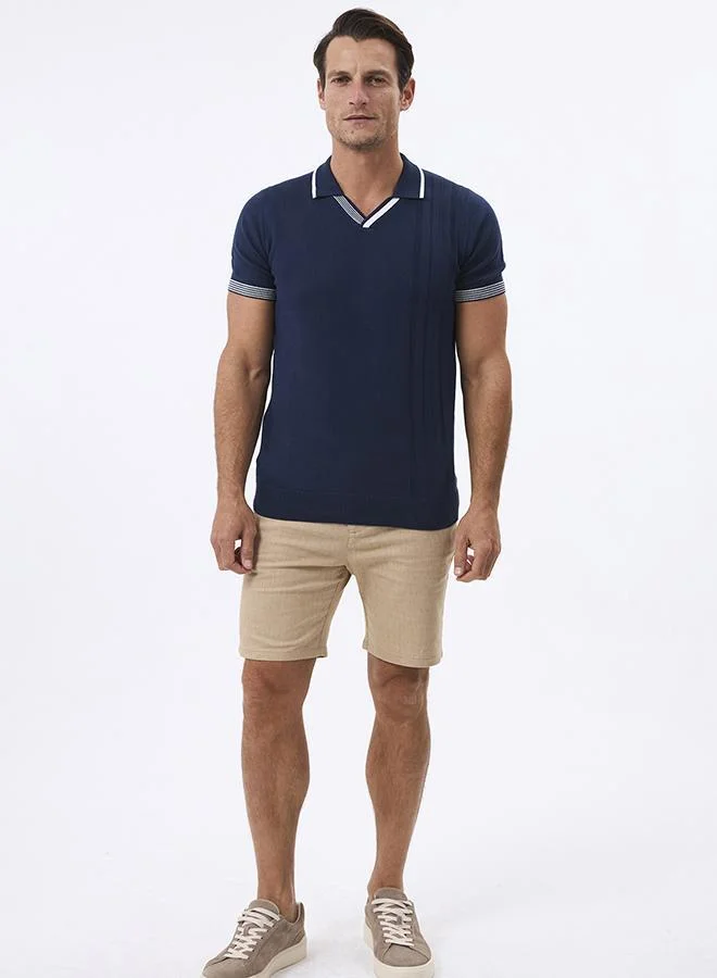 FELIX HARDY Navy Polo shirt short sleeve for Men for Men | Best Price UAE